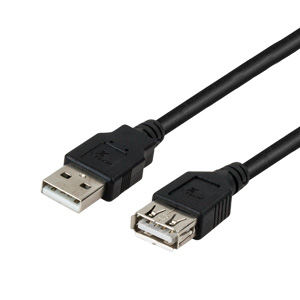 USB 2.0 male A to female A cable (1.8m)